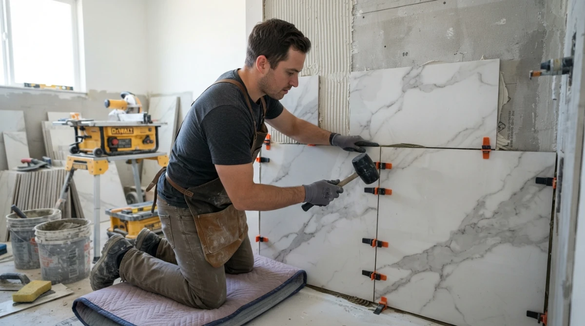 Craftsman_installing_porcelain_s